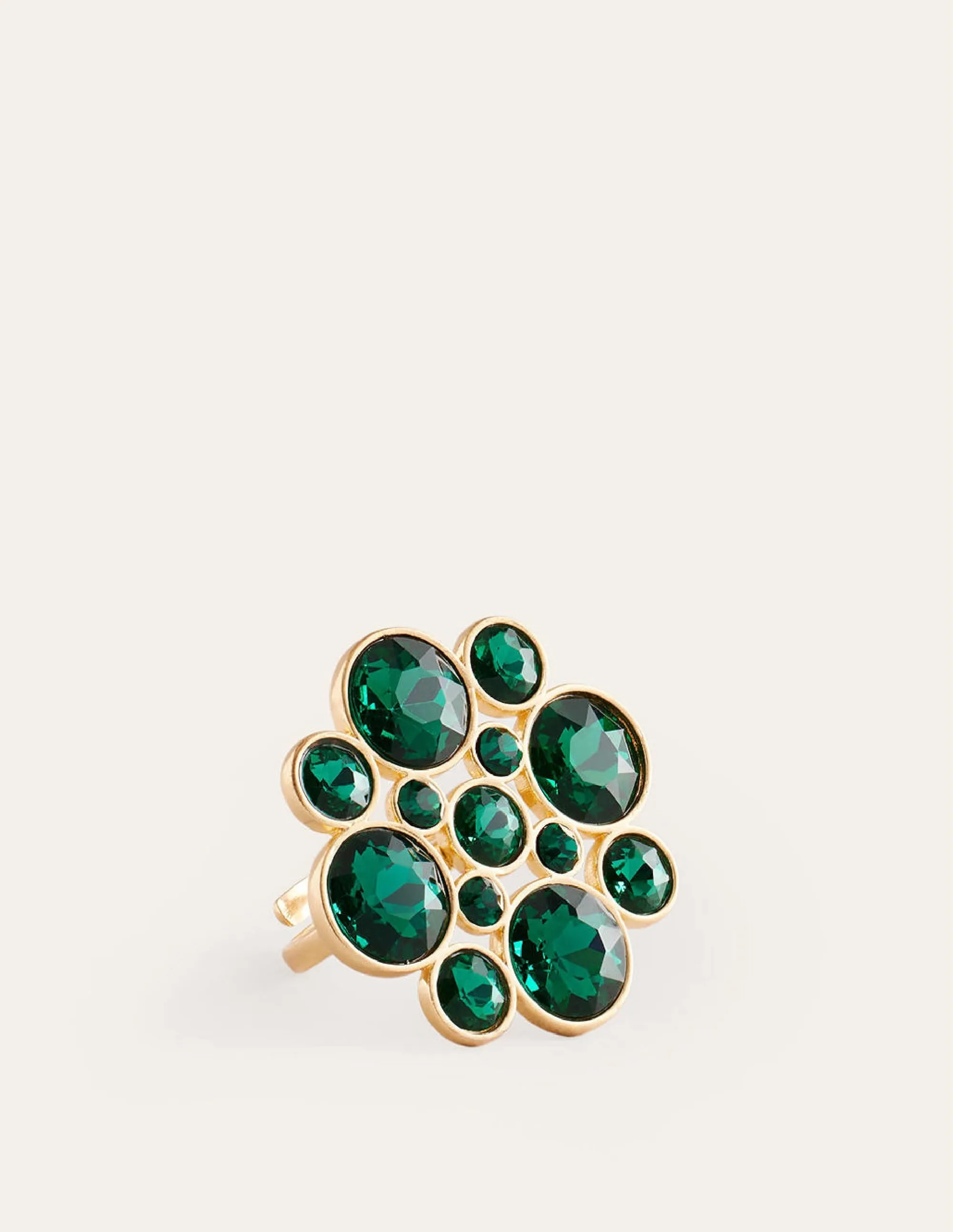 Andrea Jewel-Cluster Ring-Green