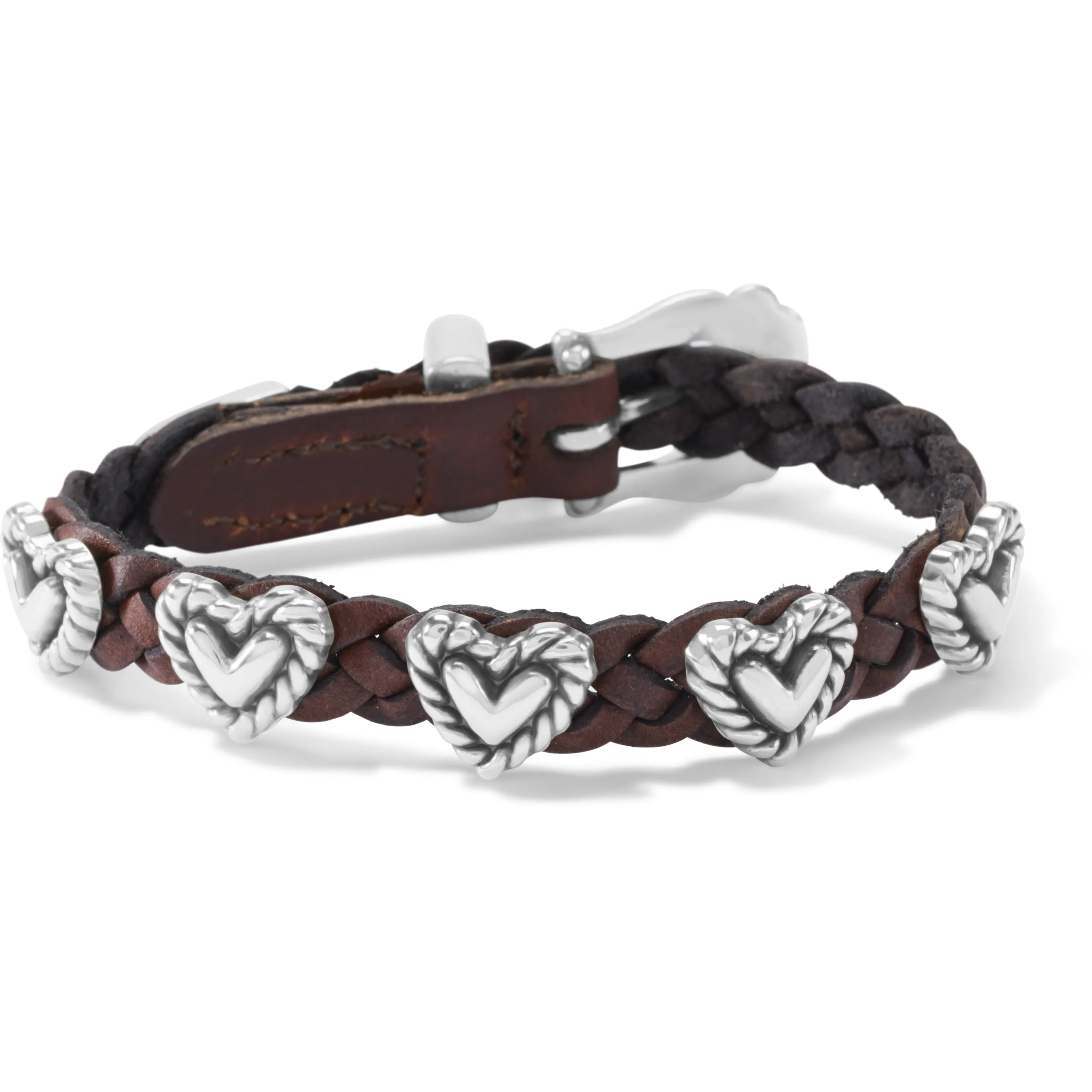 Brighton Roped Heart Braid Bandit Bracelets