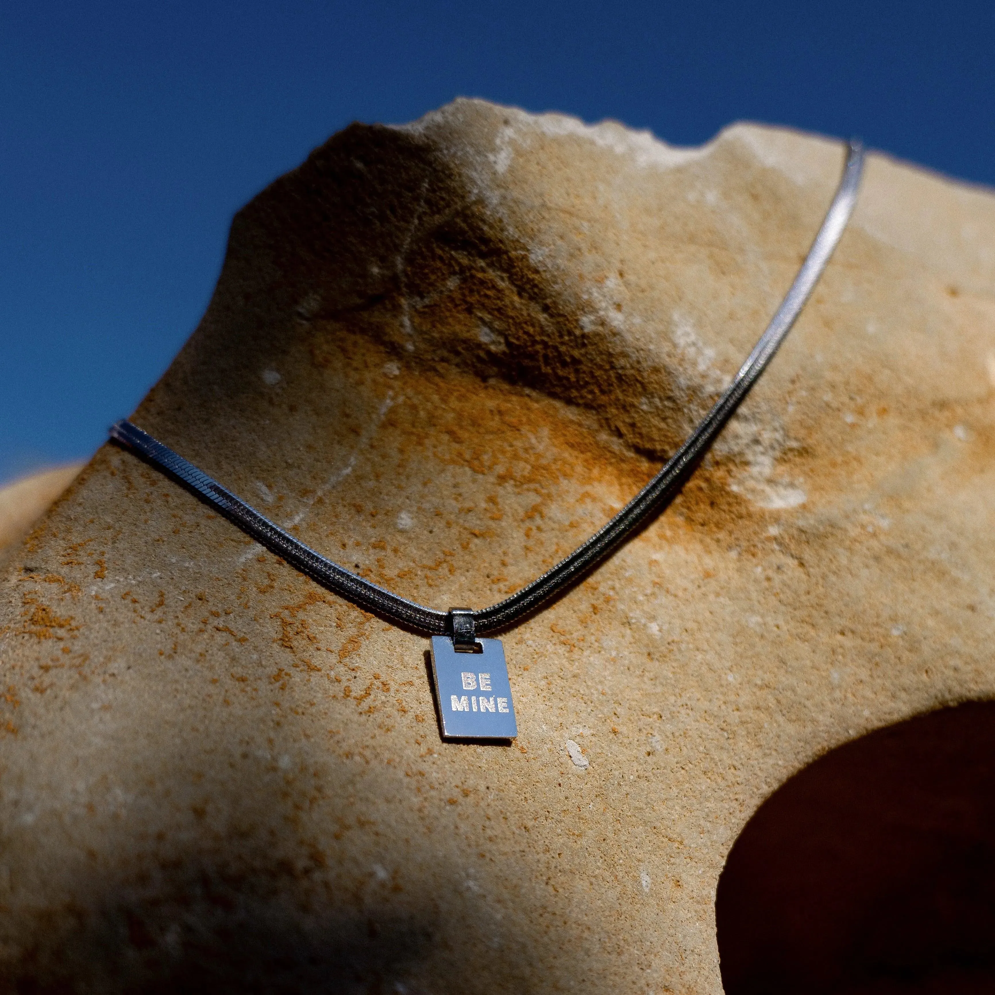 Custom Pendant Necklace Silver