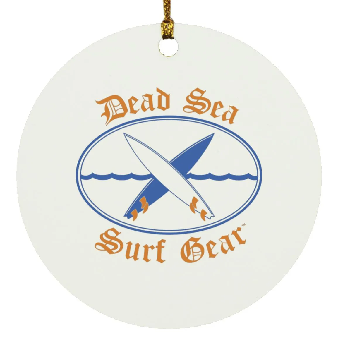 Dead Sea Surf Gear - Circle Ornament