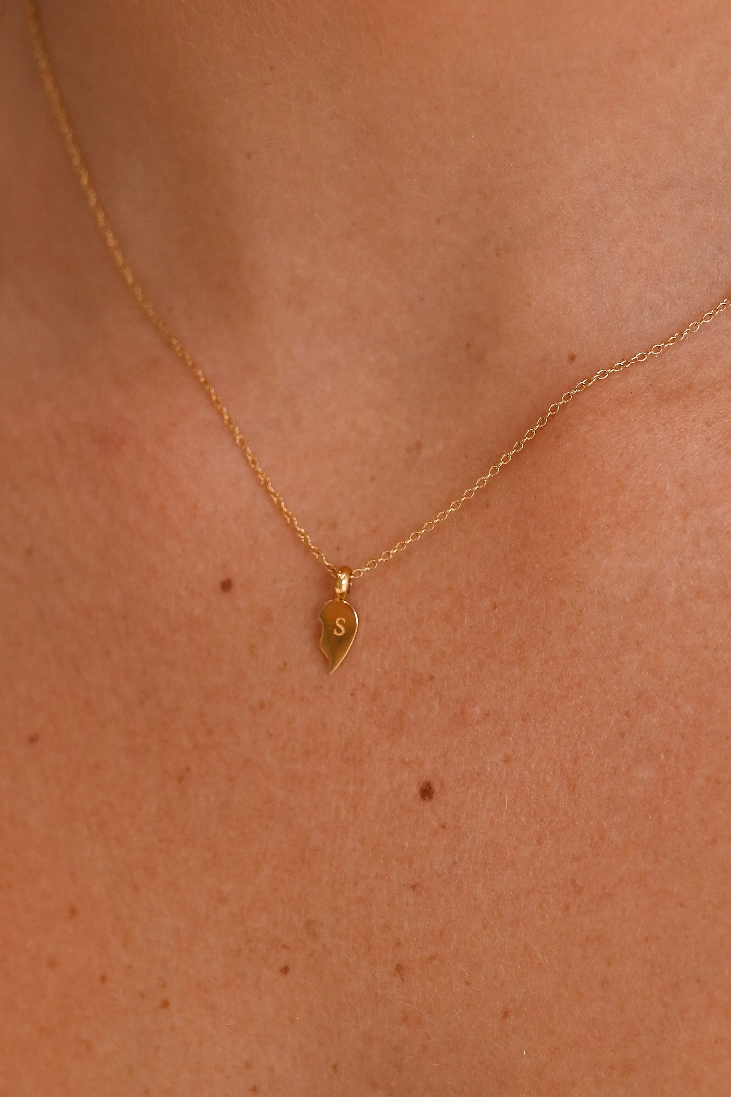Giselle - Stainless Steel Monogram Heart Necklaces