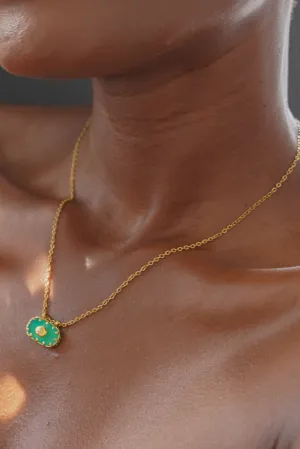 Green Stone Necklace