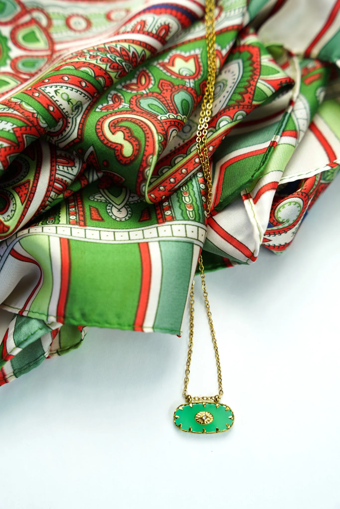 Green Stone Necklace