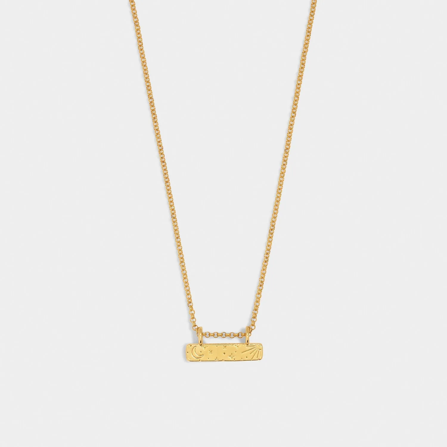 Katie Loxton Gold Coated Waterproof Luna Necklace