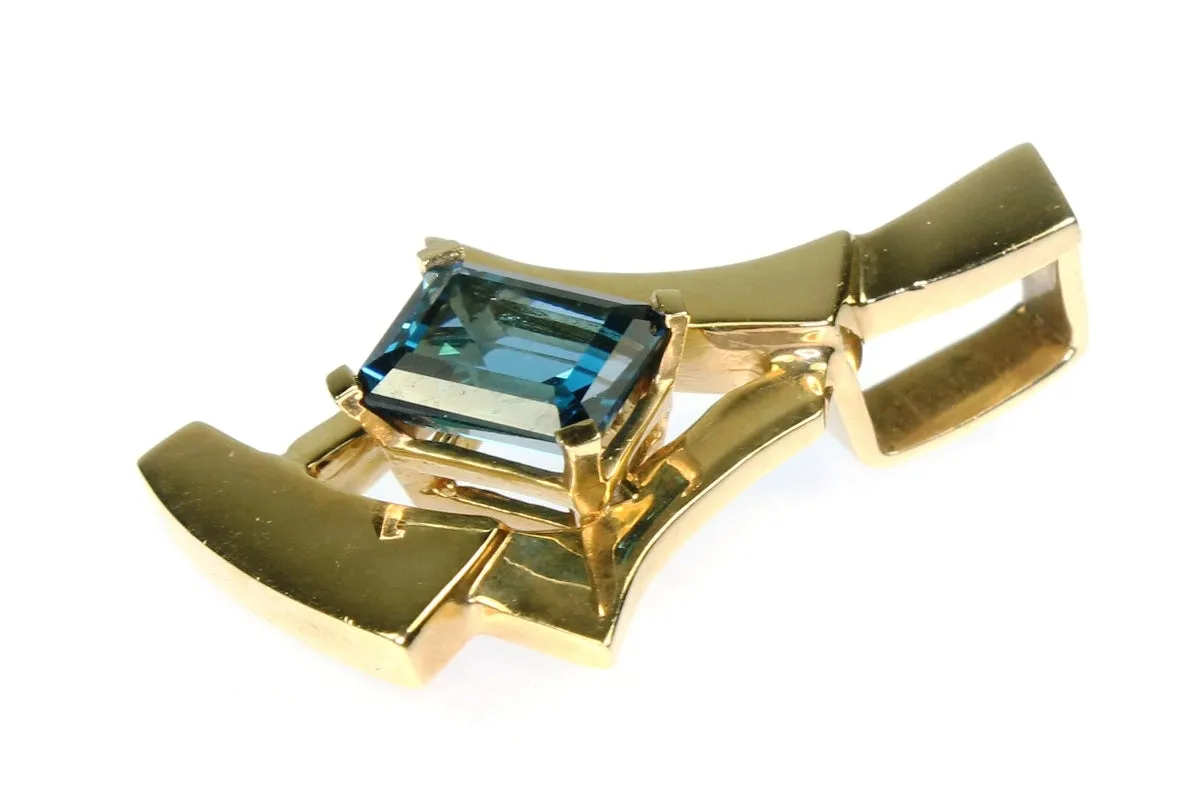 London Blue Topaz Pendant