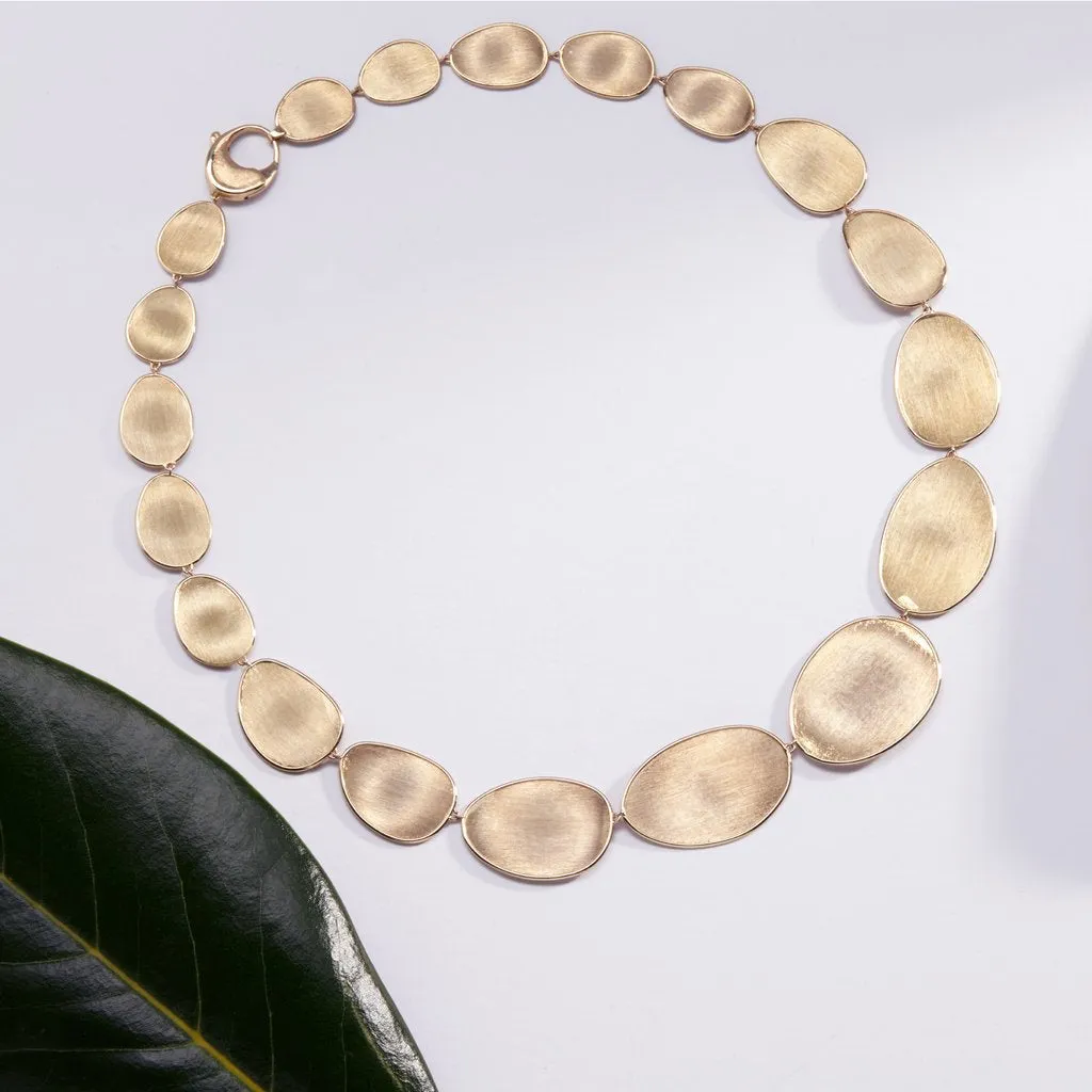 Marco Bicego Lunaria 18K Yellow Gold Hand-Engraved Necklace