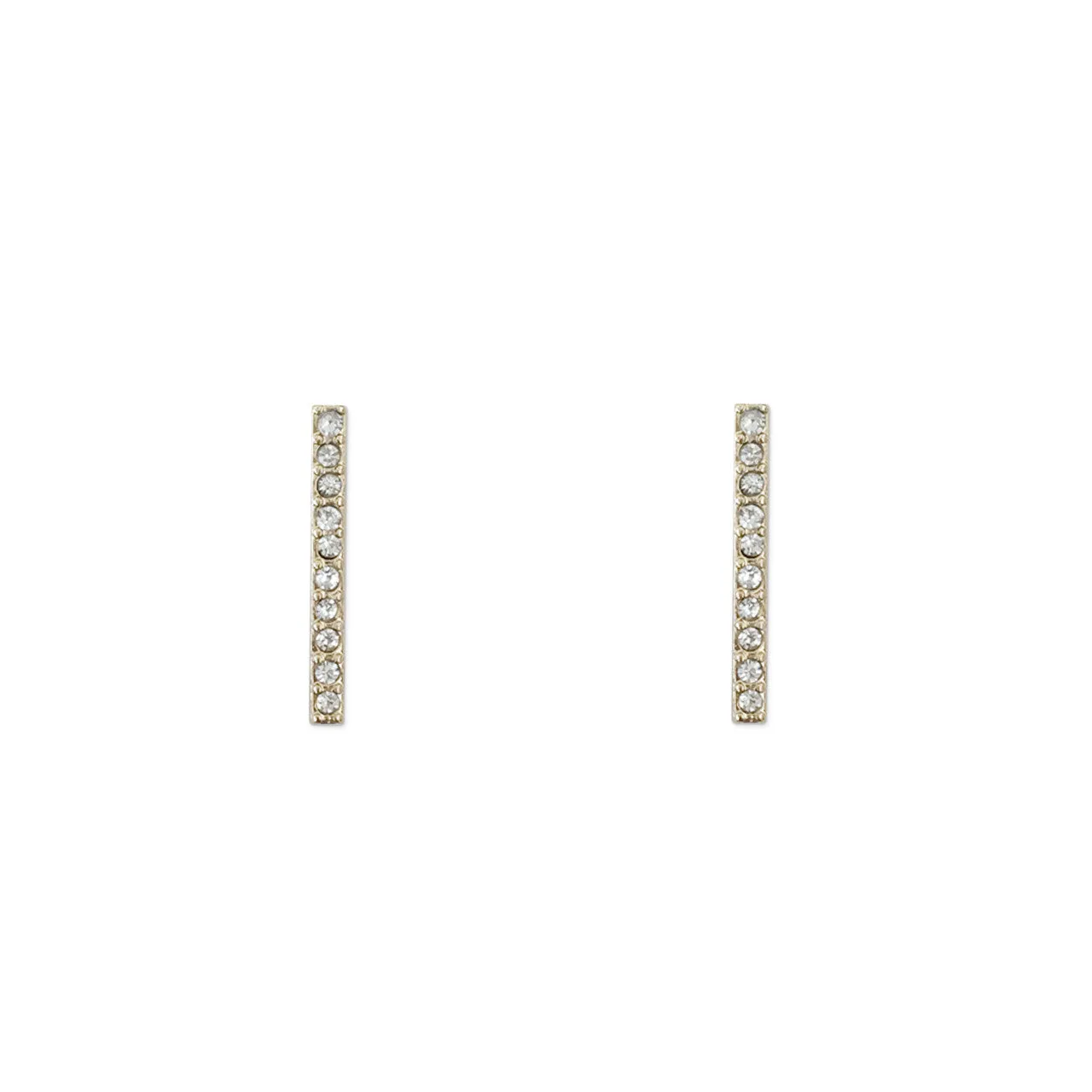 PAVE BAR BALANCE EARRINGS