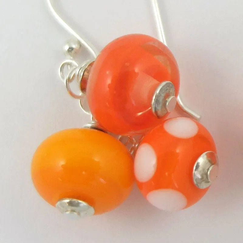 sunshine cluster earrings