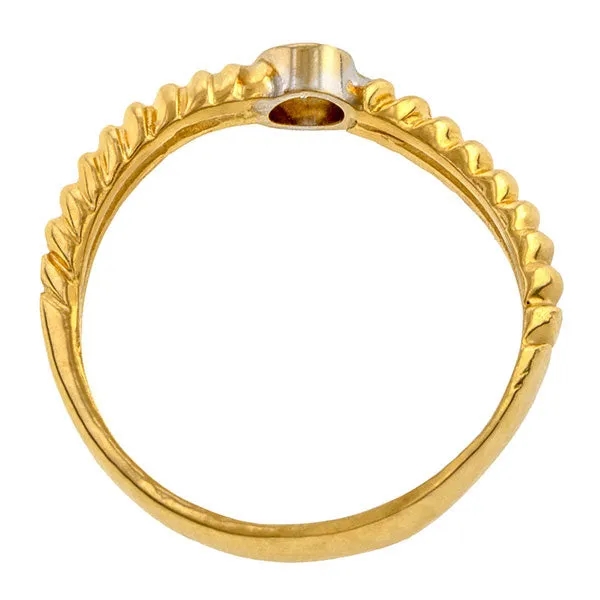 Vintage Diamond Ring, 0.13ct.