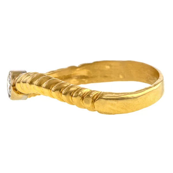 Vintage Diamond Ring, 0.13ct.