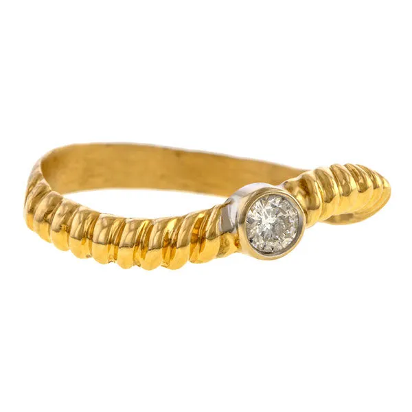 Vintage Diamond Ring, 0.13ct.